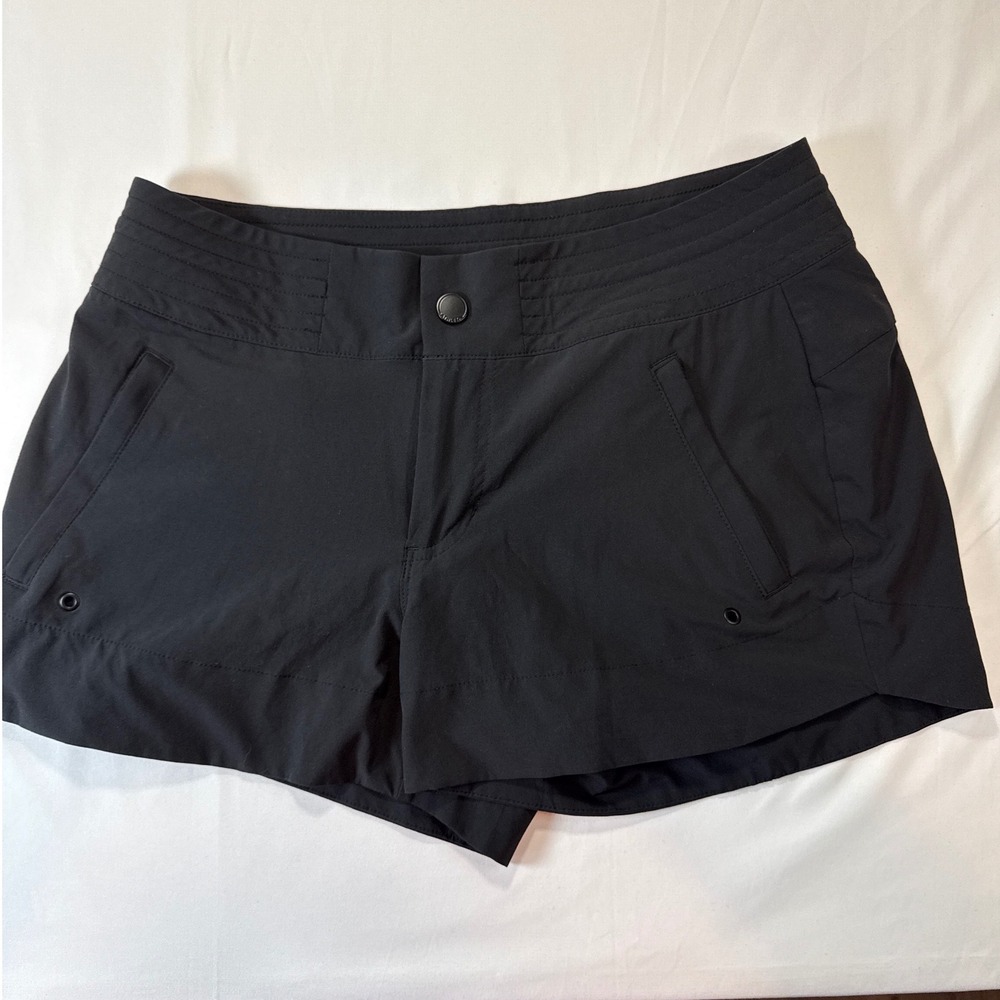 Athleta Trekkie North Shorts Bundle Size 4 Black Navy Blue Hiking Outdoor 2 Pack - Picture 5 of 11